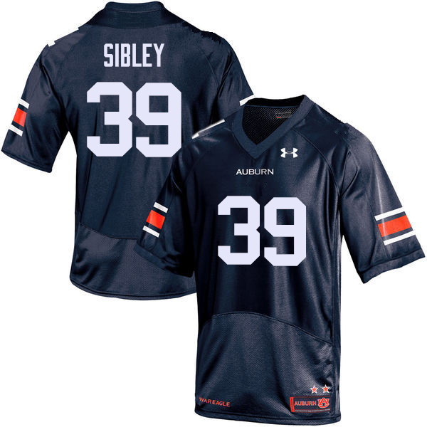 Auburn Tigers Men's Conner Sibley #39 Navy Under Armour Stitched College NCAA Authentic Football Jersey RPM1674MZ